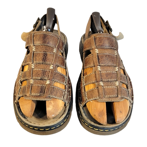 Dr. Martens Vintage 90's Vibes Fishermans Leather Open Toe Sandals 11 US - Picture 3 of 12